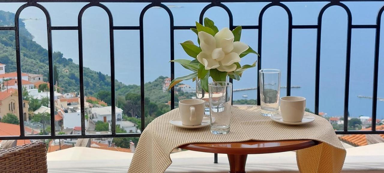Horizon Studios With Sea View - Free Parking Глосса Экстерьер фото